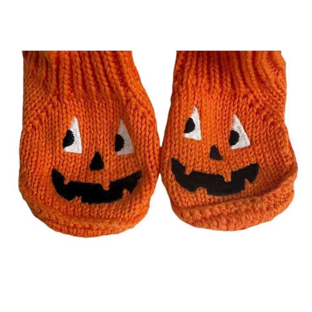 Carters Girls Daddy Under My Spell Halloween Bodysuit Pumpkin‎ Hat Booties 3-6M